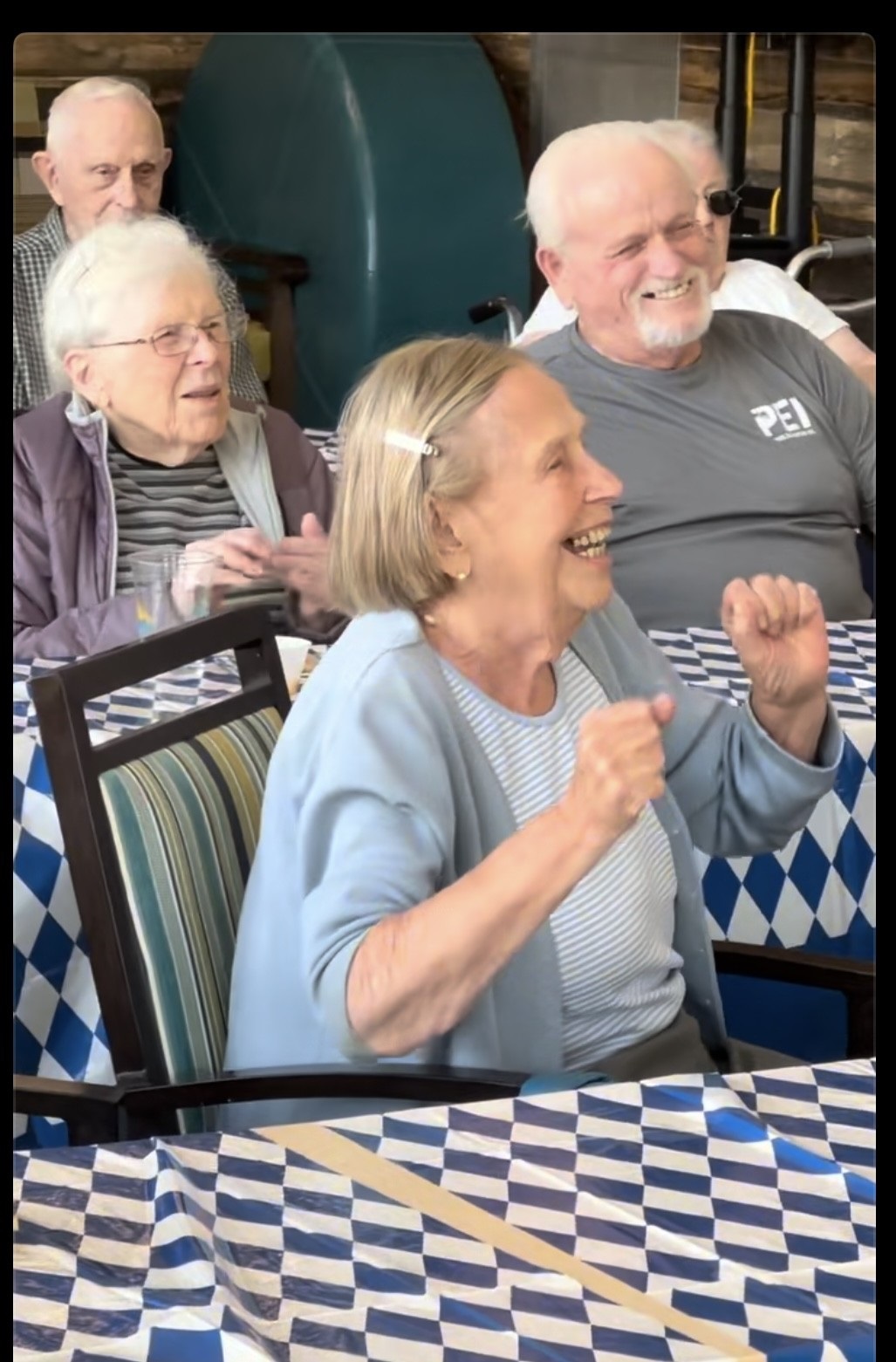 Residents at Oktoberfest