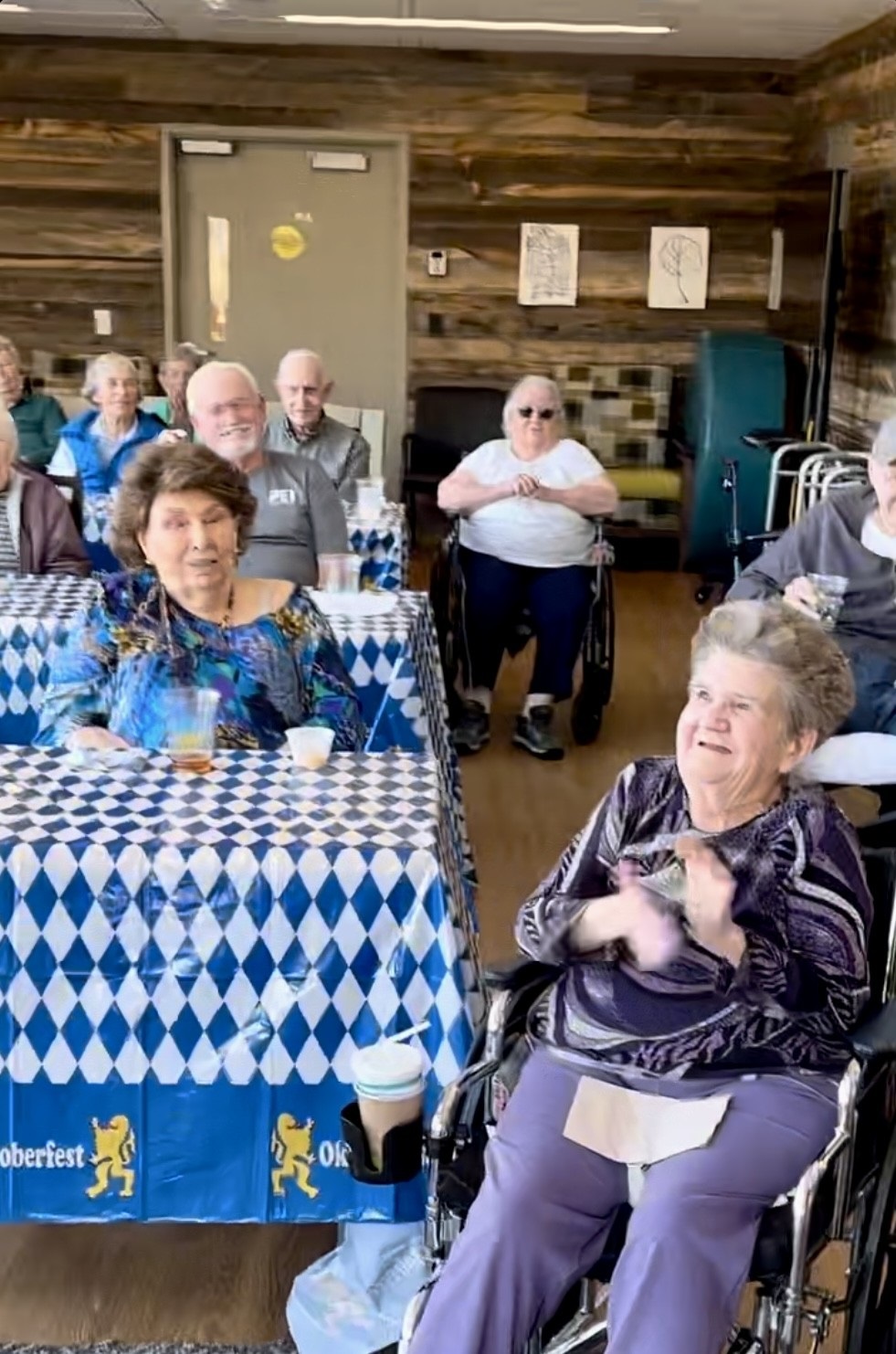 Residents at Oktoberfest