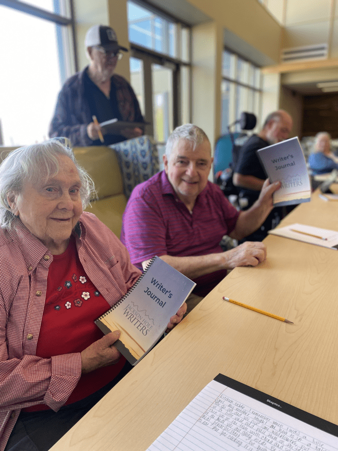 residents with journals